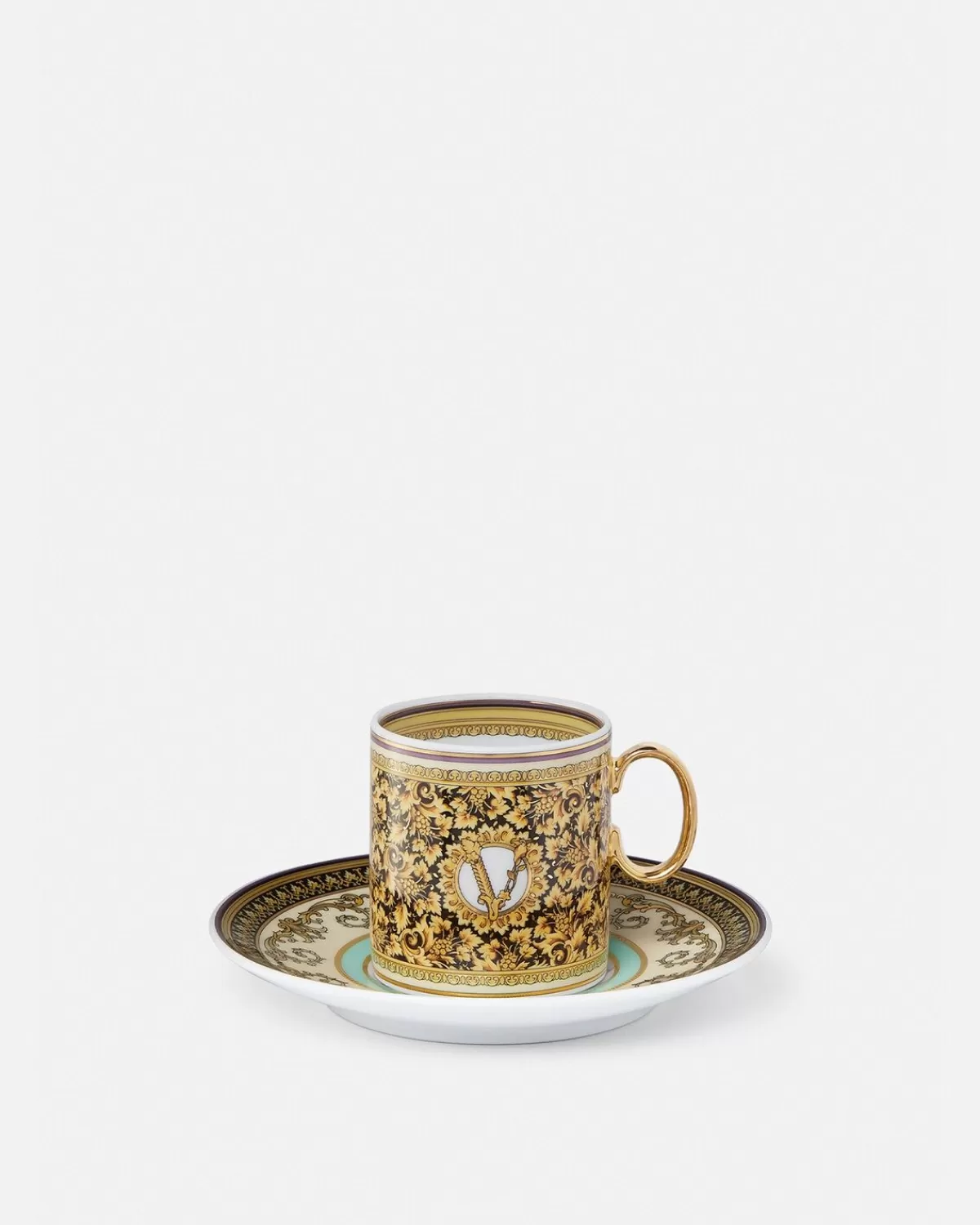 Versace Tasse A Expresso Et Soucoupe Barocco Mosaic