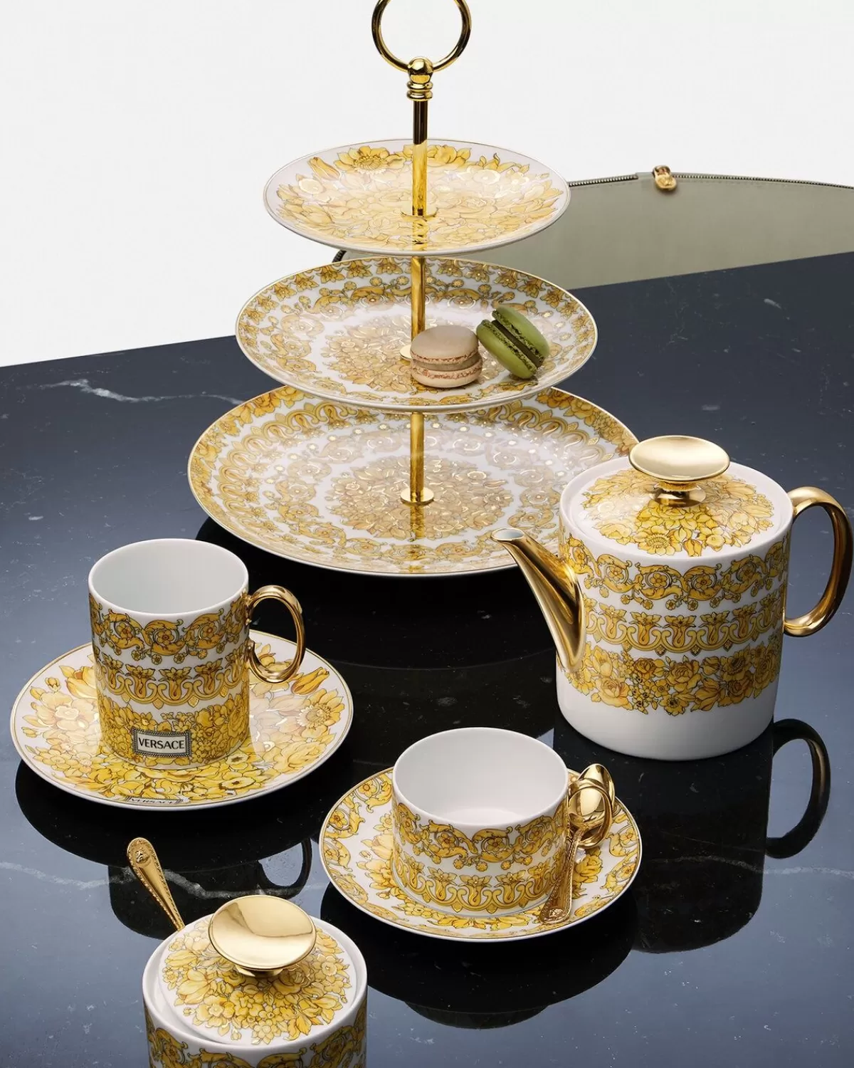 Versace Tasse A The Et Soucoupe Medusa Rhapsody