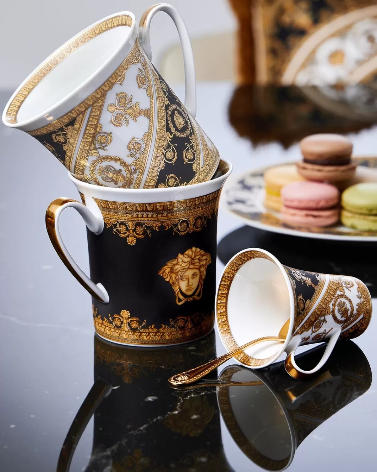 Versace Tasse Et Soucoupe Espresso Baroque