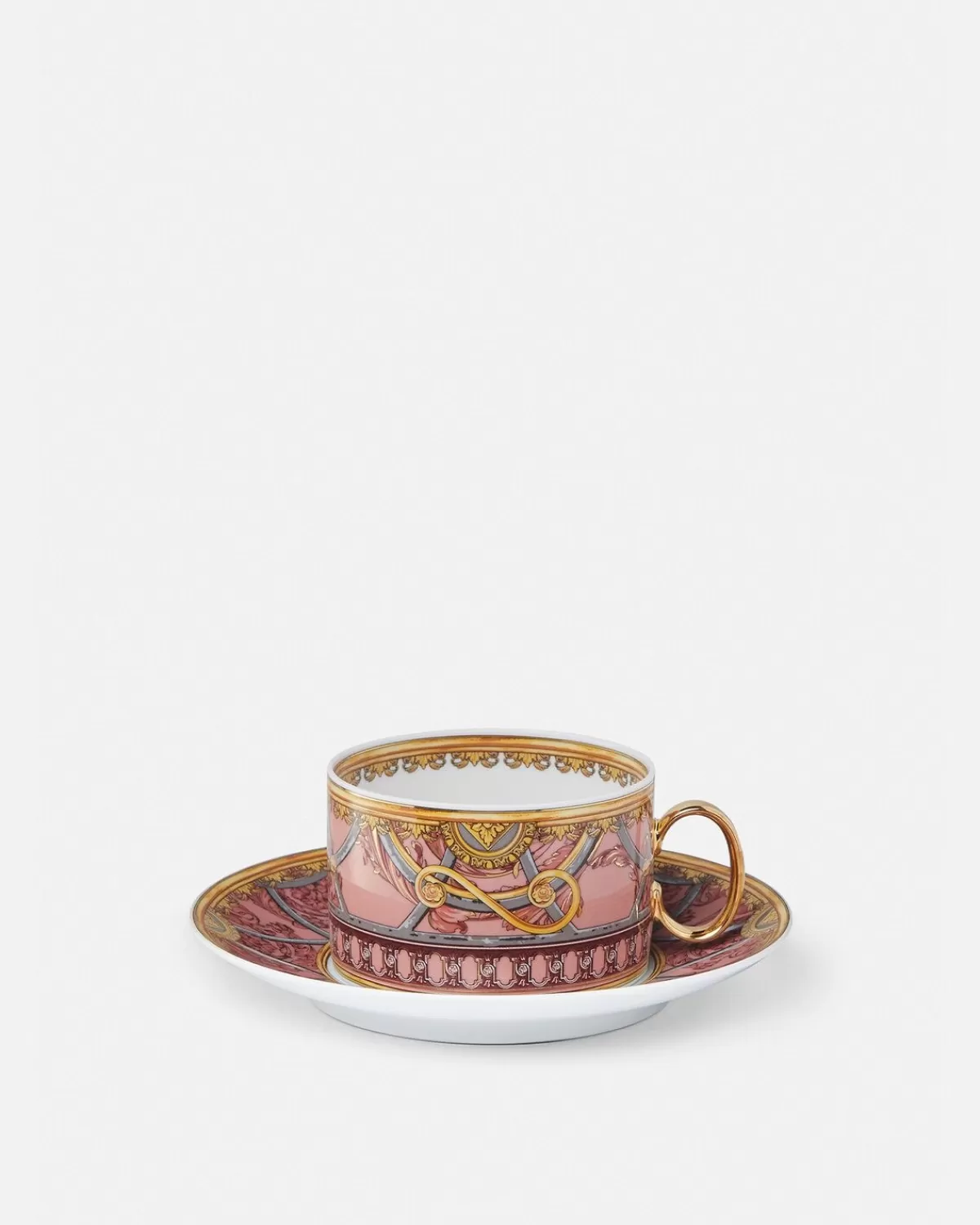 Versace Tasse The Et Soucoupe Scala Del Palazzo Rosa