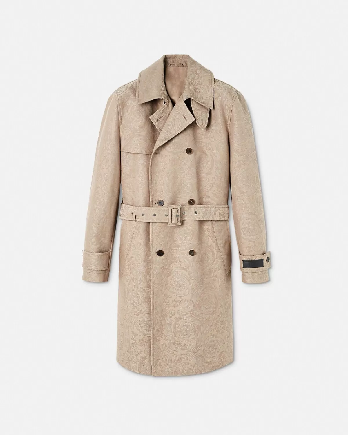 Homme Versace Trench En Jacquard Barocco