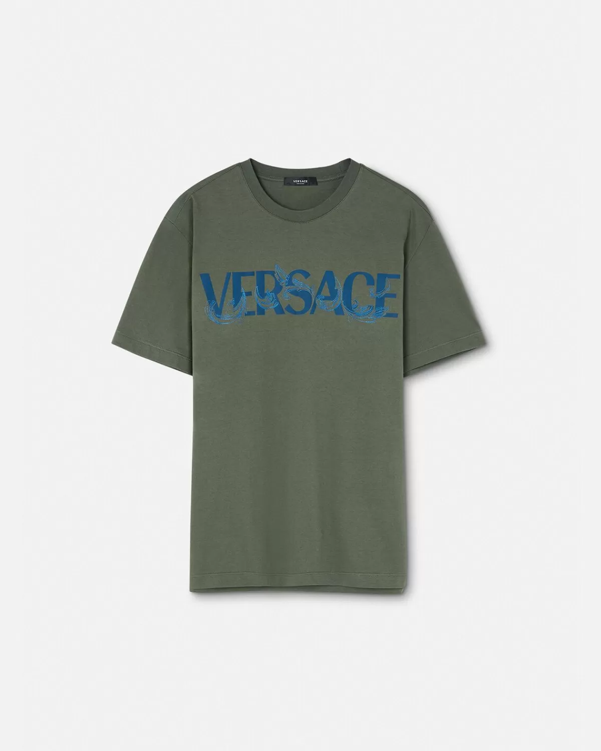 Homme Versace T-Shirt A Logo Barocco Silhouette