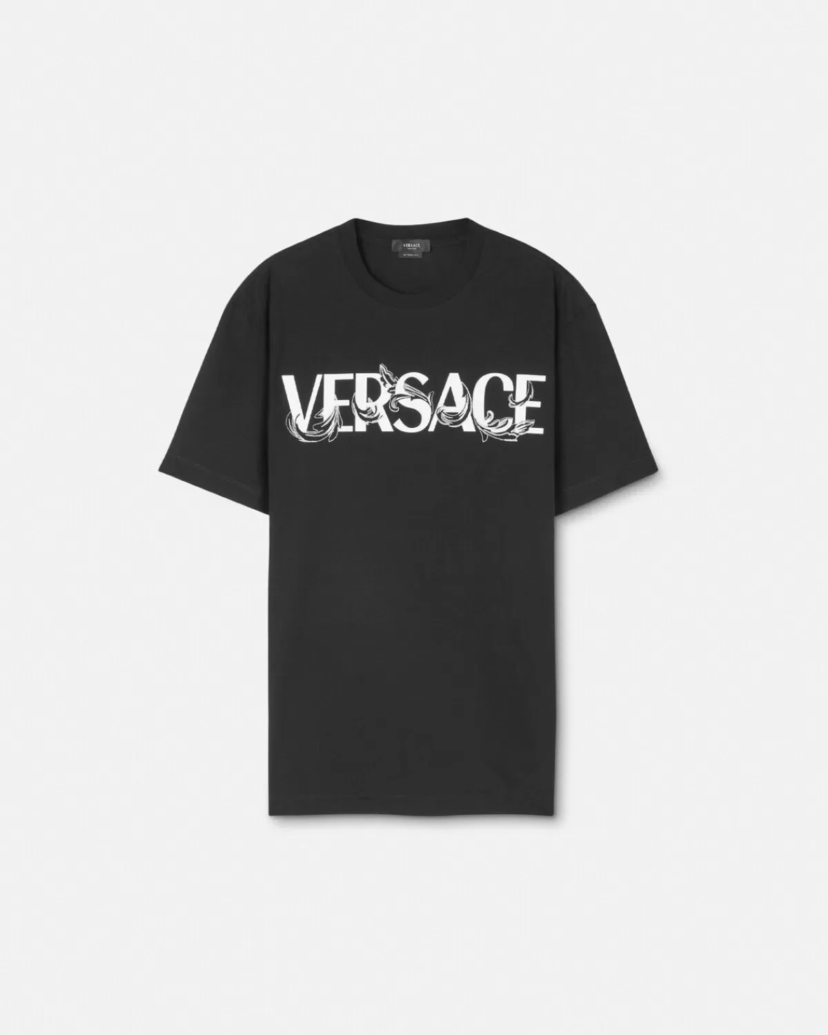 Homme Versace T-Shirt A Logo Barocco Silhouette