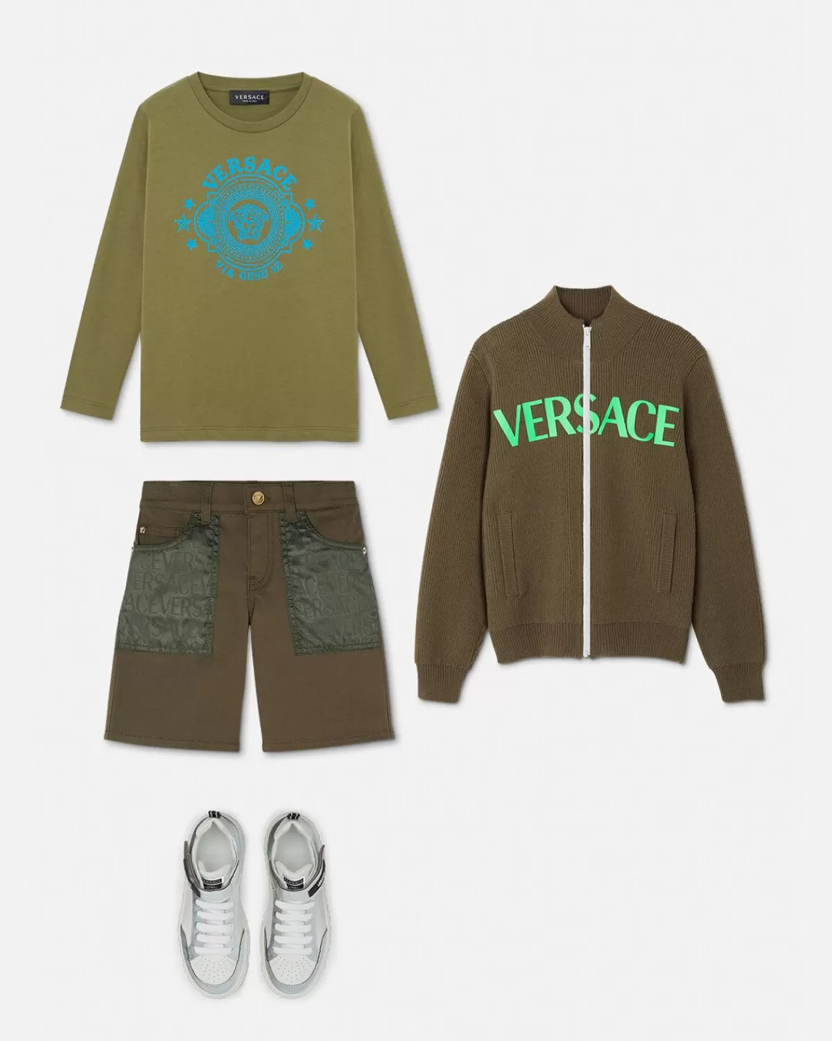 Enfant Versace T-Shirt Medusa Badge Kids