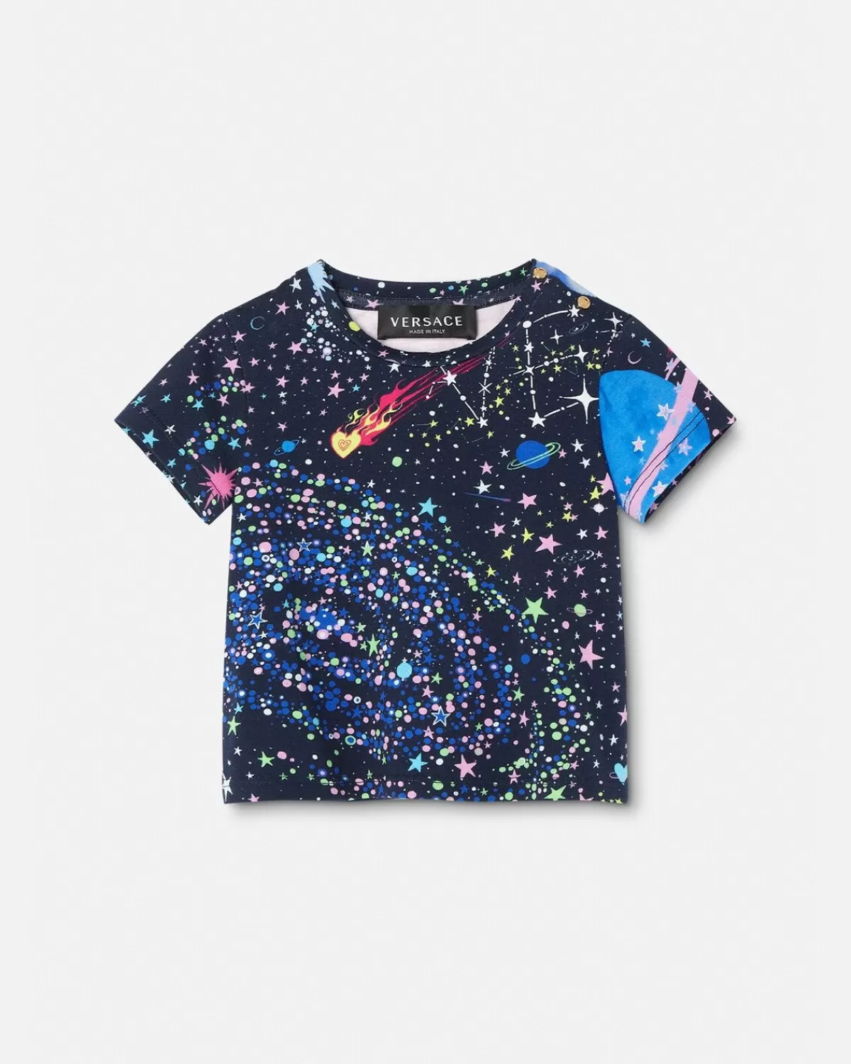 Enfant Versace T-Shirt Medusa Galaxy Baby