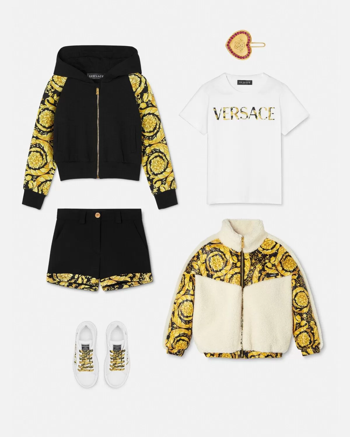 Enfant Versace Veste Barocco Teddy Kids