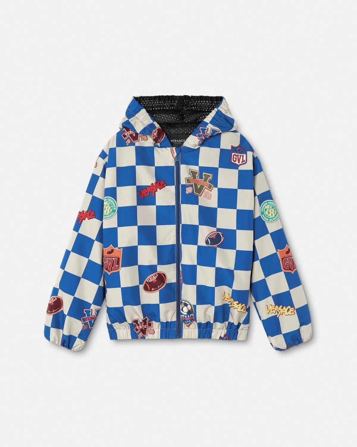 Enfant Versace Veste Coupe-Vent Varsity Kids